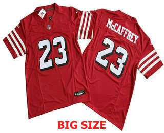 Men's San Francisco 49ers #23 Christian McCaffrey Limited Red Throwback FUSE Vapor Jersey,We sell and wholesale Men's San Francisco 49ers #23 Christian McCaffrey Limited Red Throwback FUSE Vapor Jersey on line form chian!
